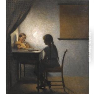 Efter Skole (after School) by Peter Vilhelm Ilsted