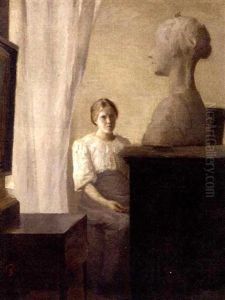 Artistic Contemplation by Peter Vilhelm Ilsted