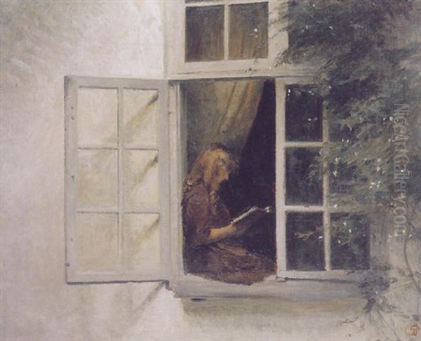 Laesende Ved Vinduet - view 1