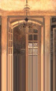 Interior Fra Liselund by Peter Vilhelm Ilsted