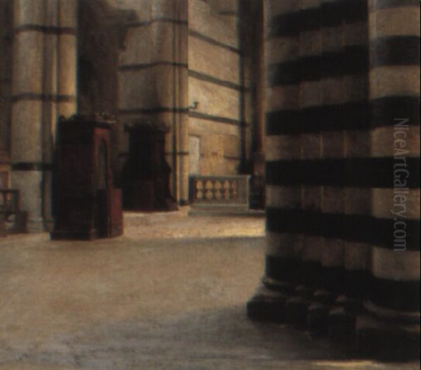 Interior Of The Duomo, Sienna - view 1