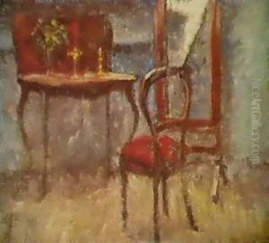 A Sketch For An Interior by Peter Vilhelm Ilsted