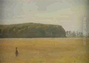 A Figure In A Summer Landscape A Figure In A Summer Landscape