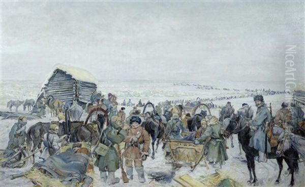The Great Siberian Ice March Of The White Army - view 1