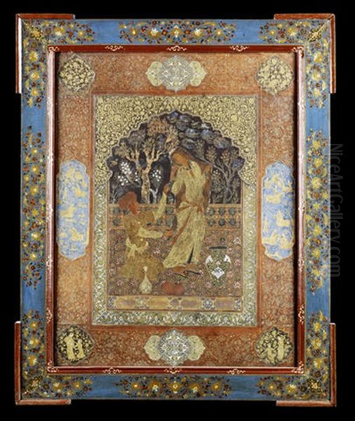 A Prince Entreating A Maiden On A Terrace - view 1