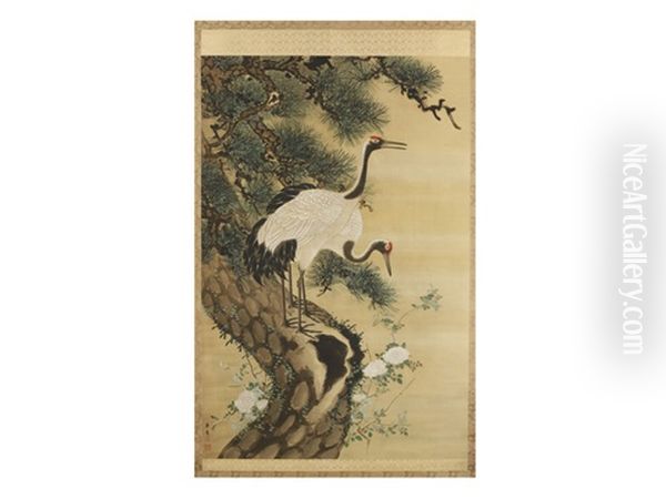 Pine And Crane - view 1