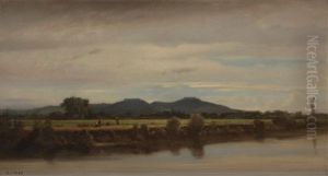 Bord De Riviere by Edouard Auguste Imer