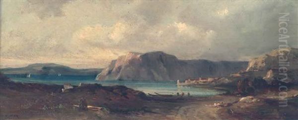 Felsige Landschaft An Einer Meeresbucht - view 1