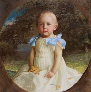 Portrait Eines Kleinen Madchens (renate Munder) by Wilhelm Immenkamp