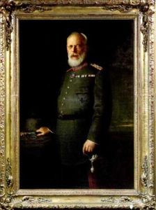 Portrait Konig Ludwigs Iii. Von Bayern In Uniform by Wilhelm Immenkamp