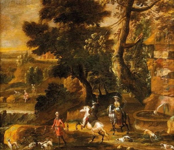 La Chasse Au Faucon - view 1