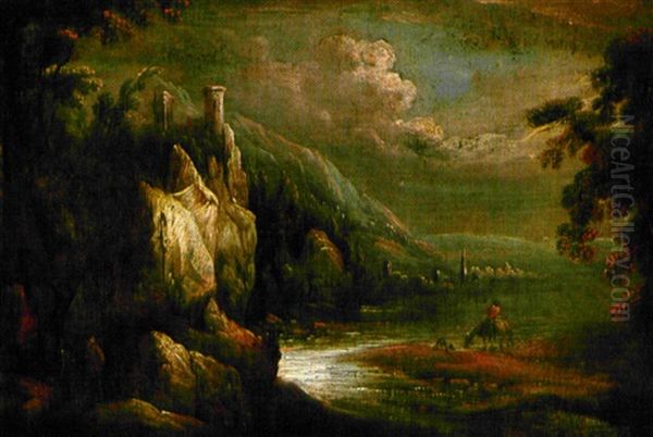 Paisaje Con Lago - view 1