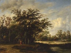 Weite Baumlandschaft by Christiaan Immerzeel