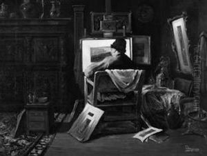 Der Maler Im Atelier