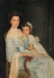 Doppelportrat Von Mutter Und Tochter Doppelportrat Von Mutter Und Tochter