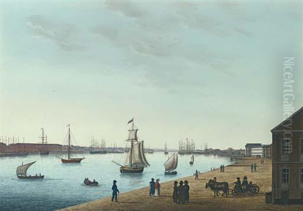 View Of The Banks Of The Neva, St. Petersburg - view 1