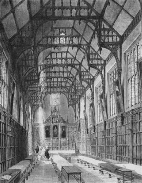 Trinity College Hall, Cambridge - view 1