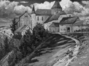 Dorf In Der Eifel by Ernst Inden