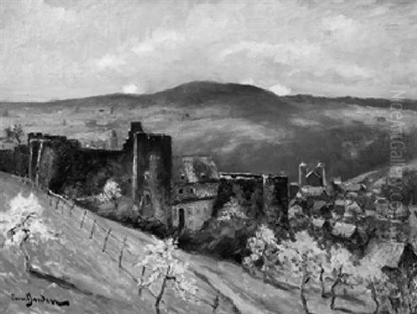Burg Und Stadt Munstereifel Im Fruhling - view 1