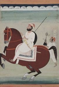 A Nobleman On Horseback A Nobleman On Horseback