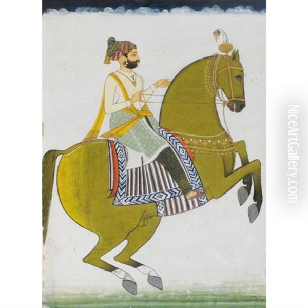 Un Portrait Equestre (+ Un Portant En Pied; 2 Works) - view 1