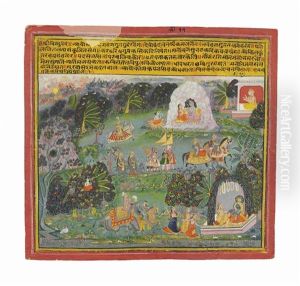 An Illustration To The Sursagar Of Surdas by Indian School-Mewar (18)