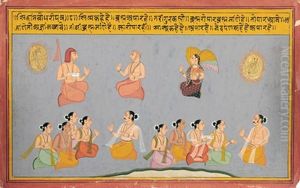 A Folio From The Bhakti Ratnavali Series A Folio From The Bhakti Ratnavali Series