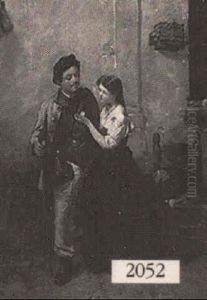 Courting Peasant by Domenico Induno