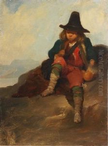 Pastorello (bozzetto) by Girolamo Induno