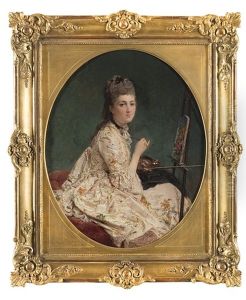 La Pittrice by Girolamo Induno