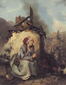 Madre Al Campo by Girolamo Induno