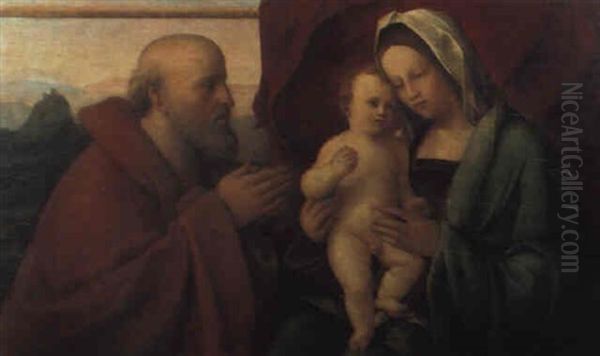 Die Heilige Familie In Einer Landschaft - view 1