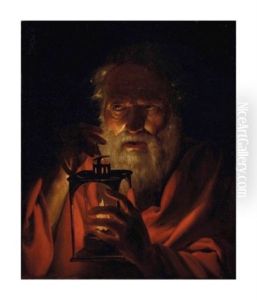 Diogene by Angelo Inganni