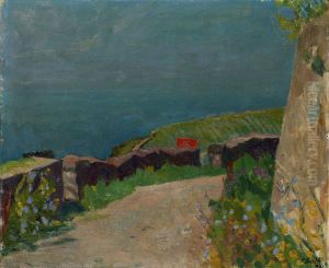 Chemin Dans Les Vignes by Paul Basilius Barth