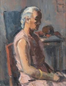 Sitzende Frau by Paul Basilius Barth
