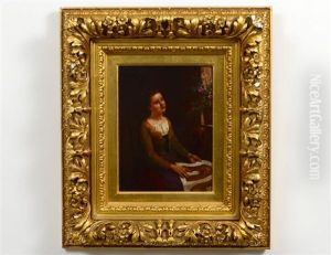 Portrait Of A Woman by Franz Maria Ingenmey