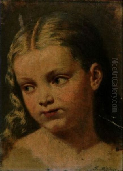 Portraitkopf Eines Kleinen Madchens - view 1