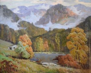 Along The Pigeon River Near Gatlinburg, Tennessee