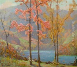 Stream In Autumn by Rudolph F. Ingerle