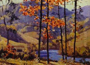 Autumn River Landscape Autumn River Landscape