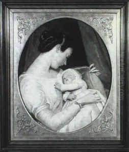 Mother And Child by Charles Cromwell Ingham