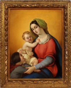Blessed Mother & Child by Jean Auguste Dominique Ingres