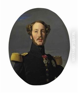 Portrait Of Ferdinand-philippe-louis-charles-henri Of Bourbon Orleans, Duke Of Orleans by Jean Auguste Dominique Ingres