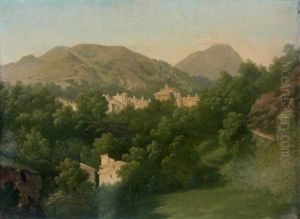 Paysage D'italie by Jean Auguste Dominique Ingres