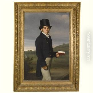 Portrait Of A Gentleman Holding A Book
