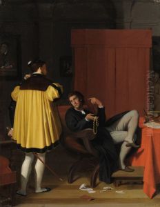 L'aretin Et L'envoye De Charles Quint