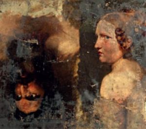 Portrait Inverse De Femme Et D'homme by Jean Auguste Dominique Ingres