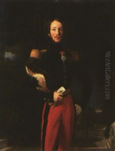 Ferdinand-philippe, Duc D'orleans, Devant Le Pard De Saint-cloud by Jean Auguste Dominique Ingres