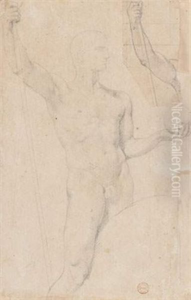 Etude Pour L'apotheose De Napoleon Pour Le Plafond De L'hotel De Ville De Paris - view 1