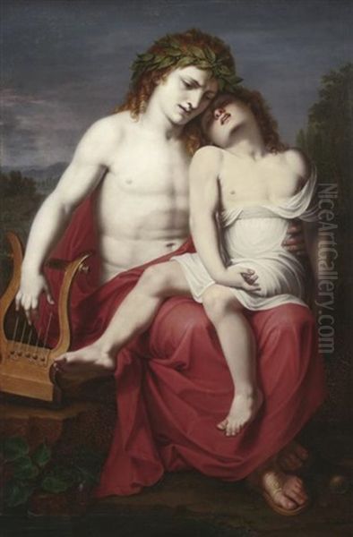Orpheus Mit Einem Schlafenden Knaben - view 1